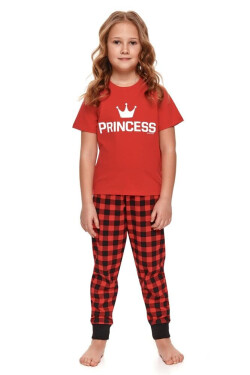 Dívčí pyžamo model 16316991 II červené 146/152 - DN Nightwear