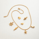 ELENYS Petite Chain – pozlacený náhrdelník 18K žluté zlato Délka: 40+5 cm / max. 45 cm