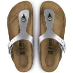 Dámské žabky Birkenstock Gizeh Birko-Flor slim silver (0043853) 40