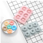 Dortisimo Silikonová forma na pečení/na mražené dezerty Květiny a donuty (na 6 ks) 6,5 cm