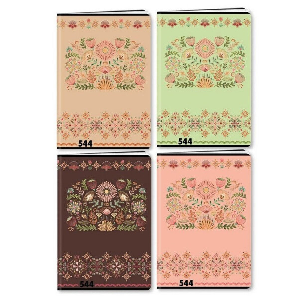 Sešit A5, 40 listů, typ 544 Floral Scape