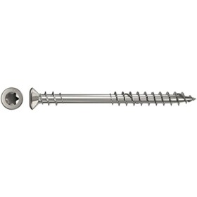 Fischer 660617 terasové šrouby 5.5 mm 70 mm vnitřní korunka šestihranná, vnitřní hvězdice, TX , Torx, T profil Ušlechtilá ocel V2A odolný proti korozi 200 ks