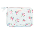 GREEN GATE Velká kosmetická taštička Nikolina Pale Blue, modrá barva, textil