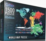 Puzzle mapa světa 1500 dílků