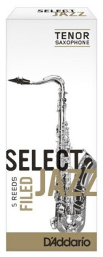 Rico RSF05TSX3H Select Jazz - Tenor Saxophone Reeds - Filed - 3 Hard - 5 Box