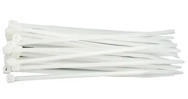 Vorel Stahovací páska 75 x 2,4 mm bílá / Stahovací páska / 100 ks