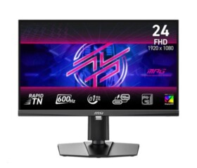 MSI LCD MPG 242R X60N, 24,1" FHD, 600Hz, 0,1ms, USB, DP, HDMI, VESA, Audio, Black EDF_2666486