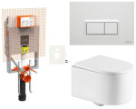 Závěsný WC set k zazdění SAT Tornado SIKOVZTOR72600 SIKOVZTOR72600
