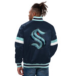 Starter Pánská bunda Seattle Kraken NHL Home Game Varsity Satin Jacket Velikost: M