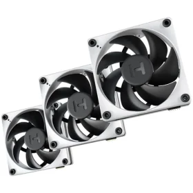 Hyte FP12 THICC FAN 3ks černo-bílá / 120mm / 47.3 dB @ 3000 RPM / 105.8 CFM / 4-Pin PWM (FAN-HYTE-FP12-BW-3)