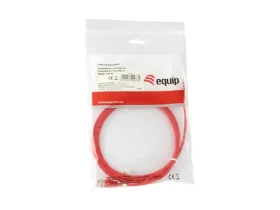 Equip Cat6a SlimFlex červená / Patch kabel / F/FTP / 2 m / LSZH / 500 MHz (606145)