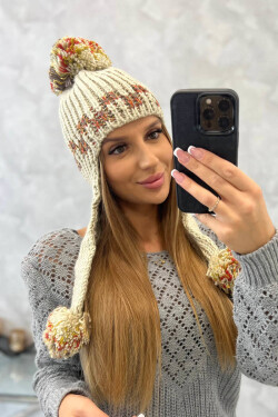 Dámská klapka na uši Nadia K321 béžová UNI