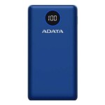 ADATA PowerBank P20000QCD 20000mAh modrá / 3A / 2x USB + 1x USB-C (AP20000QCD-DGT-CDB)