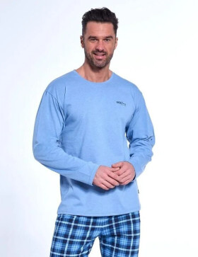 Pyžamo Cornette 124/188 Strong 2 long/r S-2XL pánské modrá L