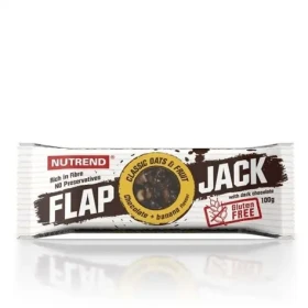 Tyčinka FlapJack 100 g - Nutrend (čokoláda třešeň, 100 g) (5253-1-cokolada-visna-s-horkou-cokoladou)