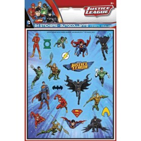 Liga spravedlnosti samolepky 4 archy Liga spravedlnosti samolepky 4 archy