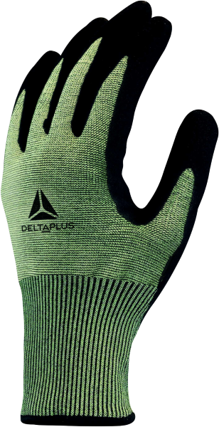 Pracovní pletené rukavice Delta Plus VECUTA901VE Barva: Zelená/ Černá, Velikost rukavic: 9 VECUTA901VE09