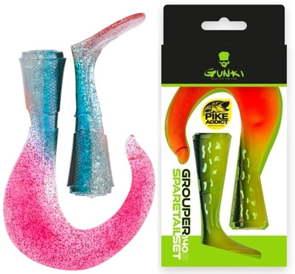 Gunki Náhradní ocásky Grouper 14cm S - Roach Tendance,Gunki Náhradní ocásky Grouper 14cm S - Roach Tendance