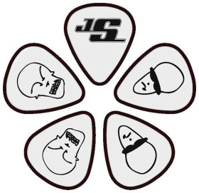 Planet Waves 1CWH6-10JS Joe Satriani Signature Guitar Picks, White - 10 ks