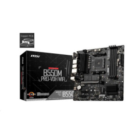 MSI MB Sc AM4 B550M PRO-VDH WIFI, AMD B550, 4xDDR4, VGA, mATX EDF_2647953