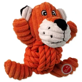 Dog Fantasy Hračka - Safari tygr s uzlem pískací 18cm (124-11051)