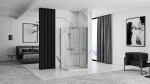 REA/S - Skládací sprchový kout FOLD N2 120 x 120 KPL-07462
