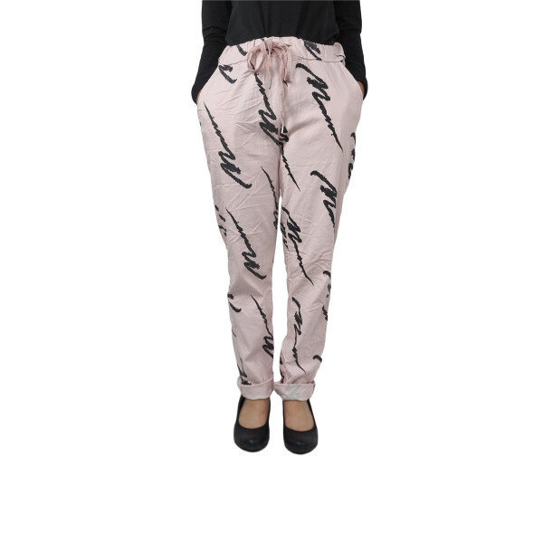 HOSH Dámské kalhoty STYLE Velikost: UNI, Barva: Starorůžová