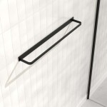 STEINBERG - 450 Držák ručníků, délka 61 cm, matná černá 450 2600 S