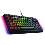 Razer BlackWidow V4 75% černá / Herní klávesnice / mechanická / Razer orange / RGB / USB-C / US Layout (RZ03-05000100-R3M1)