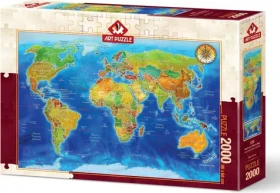 ART PUZZLE 5496 Puzzle Politická mapa světa
