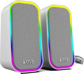 Marvo Havoc 20 šedá / Reproduktor / 2.0 / RGB podsvícení / 2x 3 W / 3,5 mm jack (SG-285 GY)