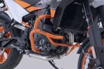 Padací lištaOchranný rám modelu Ktm 890 SM T (23-) chrání kapotáž před poškozením v případě pádu nebo kolize.Padací rámy od SW-M