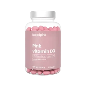 Pink Vitamín D3 2000 IU - BeastPink (120 kaps.) (65584-1-120caps)