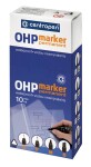 Centropen OHP marker F 0,6 mm černý