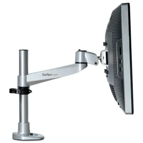 StarTech Stolní rameno na monitor stříbrné / Rameno na monitor / 12”-34” / Nosnost 14 kg / Náklon -15° až 90° (ARMPIVOTB2)