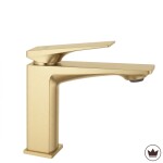 REA - Umyvadlová baterie PREMIUM Prime Brush Gold Low REA-B6775