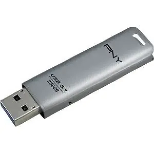 PNY Elite Steel 256GB / Flash disk / USB 3.1 Gen1 / čtení 80 MB/s / zápis 20 MB/s (FD256ESTEEL31G-EF)