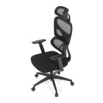 Kancelářská židle, houpací mechanismus, černá, KA-K2080 BK