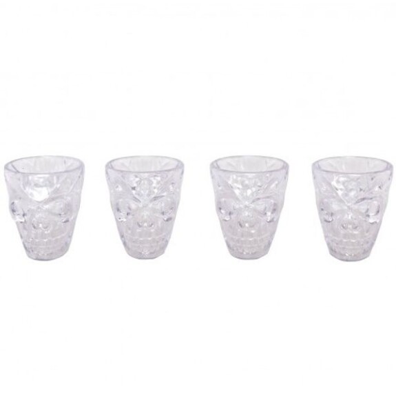 R-Kontakt.cz Panáky ve tvaru lebky 4ks