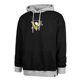 47 Brand Pánská mikina Pittsburgh Penguins MLB ’47 Patch DROP SHOULDER Hood Velikost: L