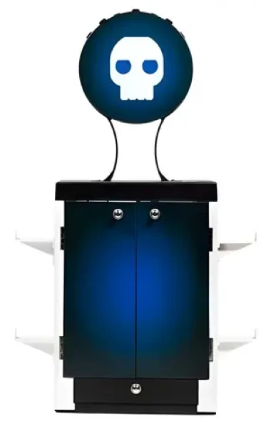 Numskull Gaming Locker černá/modrá/bílá / Stojan na hry pro PS5 (5056280422501)