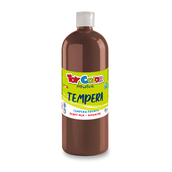 Toy Color Temperová barva Ready Tempera 1000ml - hnědá