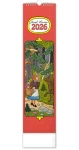 NOTIQUE Nástěnný kalendář Josef Lada 2026 / 12 x 48 cm (PGN-35757-L)