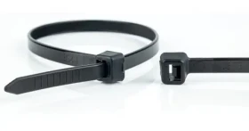 WKK 100x2,5 mm černá / Stahovací pásky / plast / UV stabilní / rozebíratelné / 100 ks (11032071)