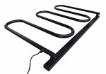 OLSEN SPA - Elektrický sušák otočný - Barva - Černá , Materiál - Komaxit, Rozměr radiátoru - ES 3 - 35 x 865 x 580 mm, Výkon - 83 W OLBES3OCER