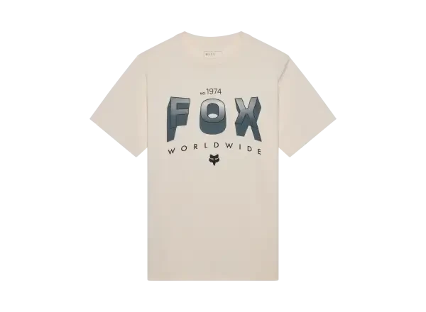 Fox Block 195 Orig pánské triko krátký rukáv Off White vel. L