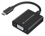 Conceptronic USB-C 3.2 na VGA černá / Adaptér / 1920 × 1080 px / 60 Hz / 0,10 m (ABBY05B)