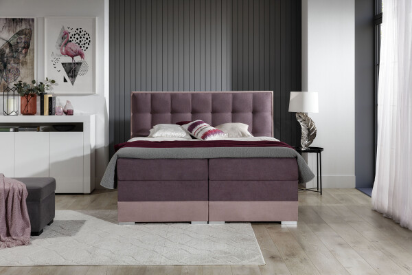 Boxspring Damaso Rozměr: 160 x 200 cm, látka: Soro 65/ Soro 61