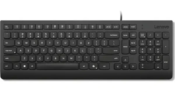 Lenovo Essential černá / Drátová klávesnice / SK layout / PS/2 (4Y41R64664)