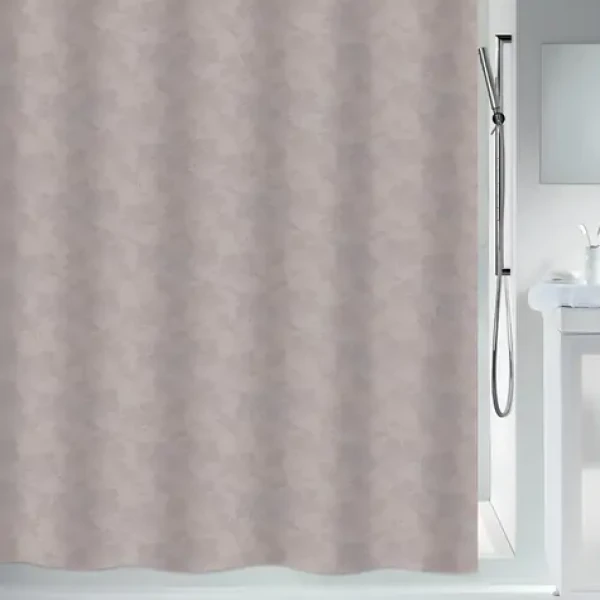 SPIRELLA Sprchový závěs ROMANCE pískově růžový / polyester / 180 x 200 cm